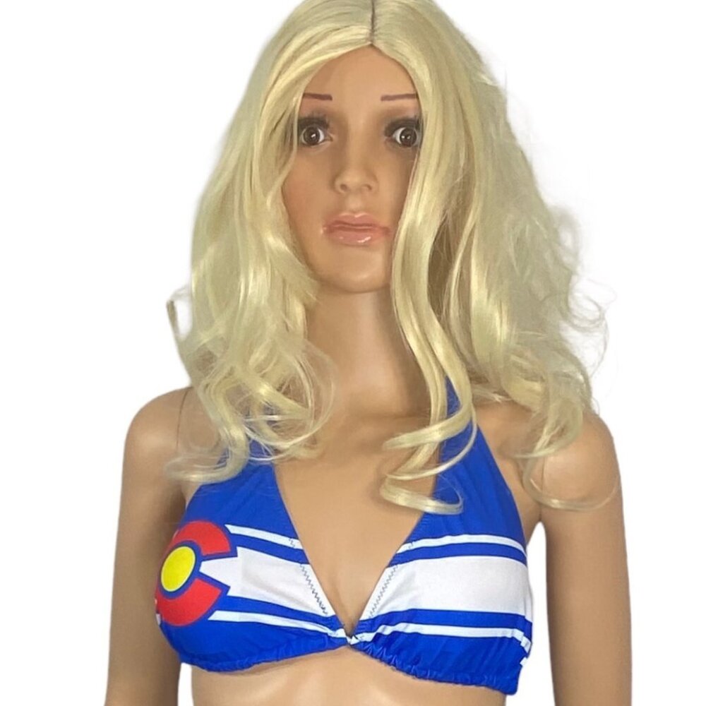 Colorado Flag Swim Bikini Top XL NWOT Adjustable Sold Out